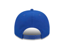 Load image into Gallery viewer, Chicago Cubs New Era MLB 9FIFTY 950 Snapback A-Frame Cap Hat Royal Blue Crown/Visor Red/White Logo With Landmark Gray UV