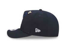 Load image into Gallery viewer, New York Yankees New Era MLB 9FIFTY 950 Snapback A-Frame Cap Hat Navy Blue Crown/Visor White Logo With Landmark Gray UV