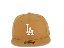 Load image into Gallery viewer, Los Angeles Dodgers New Era MLB 59FIFTY 5950 Fitted Cap Hat Wheat Crown/Visor White Logo