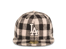 Load image into Gallery viewer, Los Angeles Dodgers New Era MLB 59FIFTY 5950 Fitted B-Lo Cap Hat Black/White/Gray Crown/Visor White/Black Logo