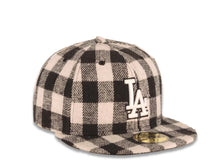 Load image into Gallery viewer, Los Angeles Dodgers New Era MLB 59FIFTY 5950 Fitted B-Lo Cap Hat Black/White/Gray Crown/Visor White/Black Logo
