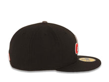 Load image into Gallery viewer, Montreal Expos New Era MLB 59FIFTY 5950 Fitted Cap Hat Black Crown/Visor Red/White/Dark Gray Logo