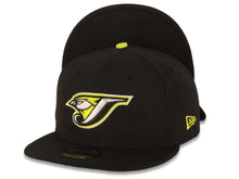 Load image into Gallery viewer, Toronto Blue Jays New Era MLB 59FIFTY 5950 Fitted Cap Hat Black Crown/Visor Green/Gray/White/Black Logo