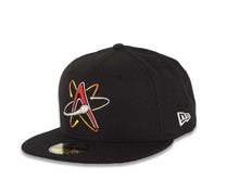 Load image into Gallery viewer, Albuquerque Isotopes New Era MiLB 59FIFTY 5950 Fitted Cap Hat Black Crown/Visor Team Color Logo