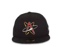 Load image into Gallery viewer, Albuquerque Isotopes New Era MiLB 59FIFTY 5950 Fitted Cap Hat Black Crown/Visor Team Color Logo