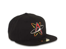 Load image into Gallery viewer, Albuquerque Isotopes New Era MiLB 59FIFTY 5950 Fitted Cap Hat Black Crown/Visor Team Color Logo