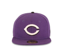 Load image into Gallery viewer, Cincinnati Reds New Era MLB 59FIFTY 5950 Fitted Cap Hat Light Purple Crown/Visor White/Black Logo