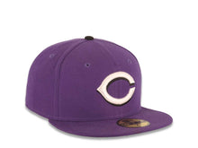 Load image into Gallery viewer, Cincinnati Reds New Era MLB 59FIFTY 5950 Fitted Cap Hat Light Purple Crown/Visor White/Black Logo