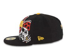 Load image into Gallery viewer, Pittsburgh Pirates New Era MLB 59FIFTY 5950 Fitted Cap Hat Black Crown/Visor Team Color Logo (3 Count)