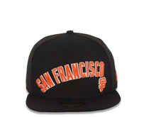 Load image into Gallery viewer, San Francisco Giants New Era MLB 59FIFTY 5950 Fitted Cap Hat Black Crown/Visor Orange/White Script/Text Logo