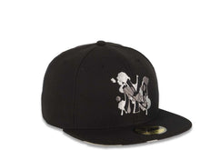 Load image into Gallery viewer, New York Yankees New Era MLB 59FIFTY 5950 Fitted Cap Hat Black Crown/Visor Black/White Splatter Logo Camo UV