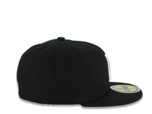Load image into Gallery viewer, (Youth) Los Angeles Dodgers New Era MLB 59FIFTY 5950 Fitted Cap Hat Black Crown/Visor White Logo Black UV