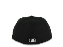 Load image into Gallery viewer, (Youth) Los Angeles Dodgers New Era MLB 59FIFTY 5950 Fitted Cap Hat Black Crown/Visor White Logo Black UV