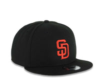 Load image into Gallery viewer, San Diego Padres New Era MLB 9FIFTY 950 Snapback Cap Hat Black Crown/Visor Red Logo Gray UV
