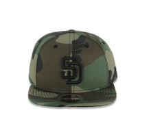 Load image into Gallery viewer, San Diego Padres New Era MLB 9FIFTY 950 Original Fit Snapback Cap Hat Camo Crown/Visor Black Logo
