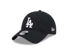 Load image into Gallery viewer, Los Angeles Dodgers New Era MLB 9TWENTY 920 Adjustable Cap Hat Black Crown/Visor White Logo