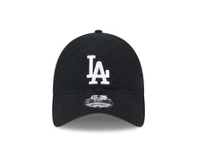 Load image into Gallery viewer, Los Angeles Dodgers New Era MLB 9TWENTY 920 Adjustable Cap Hat Black Crown/Visor White Logo