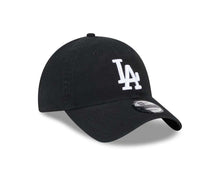 Load image into Gallery viewer, Los Angeles Dodgers New Era MLB 9TWENTY 920 Adjustable Cap Hat Black Crown/Visor White Logo