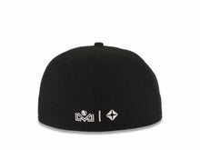 Load image into Gallery viewer, Charros de Jalisco New Era LMP 59FIFTY 5950 Fitted Cap Hat Black Crown/Visor Black/White Logo