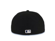 Load image into Gallery viewer, San Diego Padres New Era MLB 59FIFTY 5950 Fitted Cap Hat Black Crown/Visor Blue/White Logo