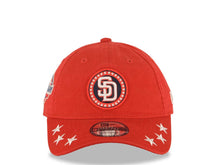 Load image into Gallery viewer, San Diego Padres New Era MLB 9TWENTY 920 Adjustable Cap Hat Red Crown/Visor White Logo All Star Game Work Out Patch