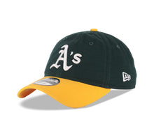 Load image into Gallery viewer, Oakland A's Athletics New Era MLB 9TWENTY 920 Adjustable Cap Hat Dark Green Crown Yellow Visor White Logo