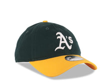 Load image into Gallery viewer, Oakland A's Athletics New Era MLB 9TWENTY 920 Adjustable Cap Hat Dark Green Crown Yellow Visor White Logo