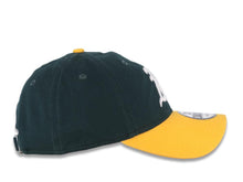 Load image into Gallery viewer, Oakland A's Athletics New Era MLB 9TWENTY 920 Adjustable Cap Hat Dark Green Crown Yellow Visor White Logo