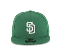 Load image into Gallery viewer, San Diego Padres New Era MLB 9FIFTY 950 Snapback Cap Hat Green Crown/Visor White Logo Gray UV