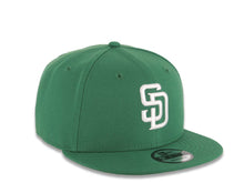 Load image into Gallery viewer, San Diego Padres New Era MLB 9FIFTY 950 Snapback Cap Hat Green Crown/Visor White Logo Gray UV