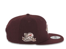 Load image into Gallery viewer, Toronto Blue Jays New Era MLB 9FIFTY 950 Snapback Cap Hat Maroon Crown/Visor Maroon/Pink/Brown Logo Pink UV