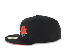 Load image into Gallery viewer, Chicago White Sox New Era MLB 59FIFTY 5950 Fitted Cap Hat Black Crown/Visor White Logo with Rose 2005 World Series Side Patch