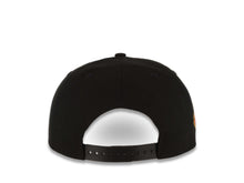 Load image into Gallery viewer, San Diego Padres New Era MLB 9FIFTY 950 Snapback Cap Hat Black Crown/Visor Brown/Yellow/Orange Cooperstown Logo 50th Anniversary Side Patch Green UV