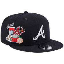 Load image into Gallery viewer, Atlanta Braves New Era MLB 9FIFTY 950 Snapback Cap Hat Navy Crown/Visor White Logo (Icon)