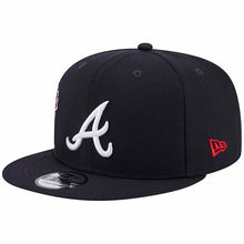 Load image into Gallery viewer, Atlanta Braves New Era MLB 9FIFTY 950 Snapback Cap Hat Navy Crown/Visor White Logo (Icon)