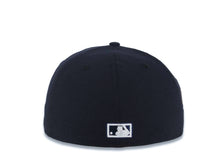 Load image into Gallery viewer, San Diego Padres New Era MLB 59FIFTY 5950 Fitted Cap Hat Navy Blue Crown/Visor White Logo 40th Anniversary Side Patch Gray UV