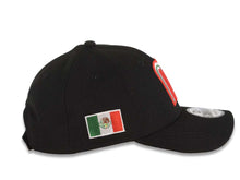 Load image into Gallery viewer, Mexico New Era WBC World Baseball Classic 9FORTY 940 Adjustable Cap Hat Black Crown/Visor Red/White/Green Logo Mexico Flag Side Patch Black UV