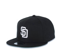 Load image into Gallery viewer, San Diego Padres New Era MLB 9FIFTY 950 Snapback Cap Hat Black Crown/Visor White Logo 1998 World Series Side Patch Green UV