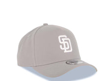 Load image into Gallery viewer, San Diego Padres New Era MLB 9FORTY 940 Adjustable A-Frame Cap Hat Gray Crown/Visor White Logo Stone UV