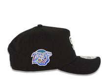 Load image into Gallery viewer, San Diego Padres New Era MLB 9FORTY 940 Adjustable A-Frame Cap Hat Black Crown/Visor White Logo 1998 World Series Side Patch Gray UV