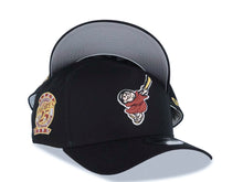 Load image into Gallery viewer, San Diego Padres New Era MLB 9FORTY 940 Adjustable A-Frame Cap Hat Black Crown/Visor Maroon Swinging Friar Logo 25th Anniversary Side Patch