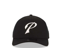 Load image into Gallery viewer, San Diego Padres New Era MLB 9FORTY 940 Adjustable A-Frame Cap Hat Black Crown/Visor White Script P Logo Gray UV