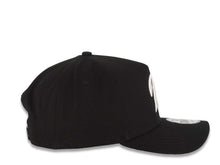 Load image into Gallery viewer, San Diego Padres New Era MLB 9FORTY 940 Adjustable A-Frame Cap Hat Black Crown/Visor White Script P Logo Gray UV