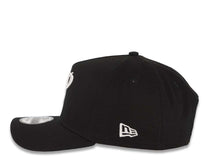 Load image into Gallery viewer, San Diego Padres New Era MLB 9FORTY 940 Adjustable A-Frame Cap Hat Black Crown/Visor White Script P Logo Gray UV