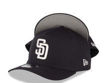 Load image into Gallery viewer, San Diego Padres New Era MLB 9FORTY 940 Adjustable A-Frame Cap Hat Dark Navy Blue Crown/Visor White Logo Gray UV