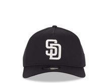 Load image into Gallery viewer, San Diego Padres New Era MLB 9FORTY 940 Adjustable A-Frame Cap Hat Dark Navy Blue Crown/Visor White Logo Gray UV