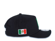 Load image into Gallery viewer, Los Angeles Dodgers New Era MLB 9FORTY 940 Adjustable A-Frame Cap Hat Black Crown/Visor Green/White/Red Logo Mexico Flag Side Patch Green UV
