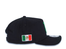 Load image into Gallery viewer, Los Angeles Dodgers New Era MLB 9FORTY 940 Adjustable A-Frame Cap Hat Black Crown/Visor Green/White/Red Logo Mexico Flag Side Patch Green UV