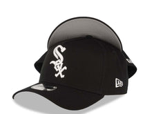 Load image into Gallery viewer, Chicago White Sox New Era MLB 9FORTY 940 Adjustable A-Frame Cap Hat Black Crown/Visor White Logo 25th Anniversary Side Patch Gray UV