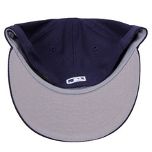 Load image into Gallery viewer, San Diego Padres New Era MLB 59FIFTY 5950 Fitted Cap Hat Diamond Era Navy/White Crown Navy Visor Navy Logo Gray UV